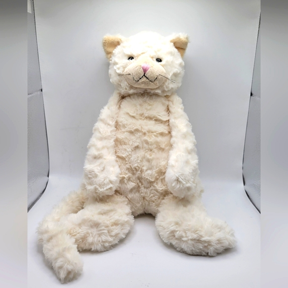 Jellycat Bianca White Cream Cat Plush Retired 15" L - Picture 1 of 4